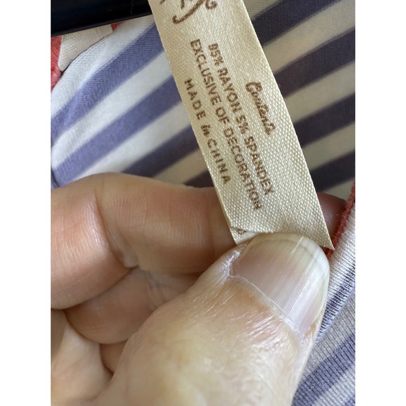 Matilda Jane Striped Jumpsuit‎ Casual Pockets Comfy Summer Women Size XS - Picture 10 of 10